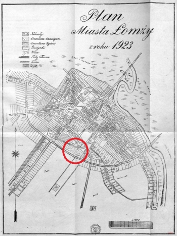 Plan Miasta Łomży z 1923 roku