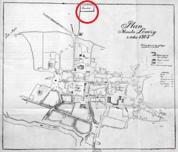Plan Miasta Łomży z 1805 roku